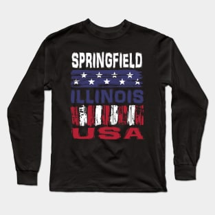 Springfield Illinois USA T-Shirt Long Sleeve T-Shirt